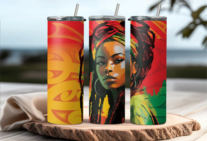 Zion Rasta Female 20oz Tumbler