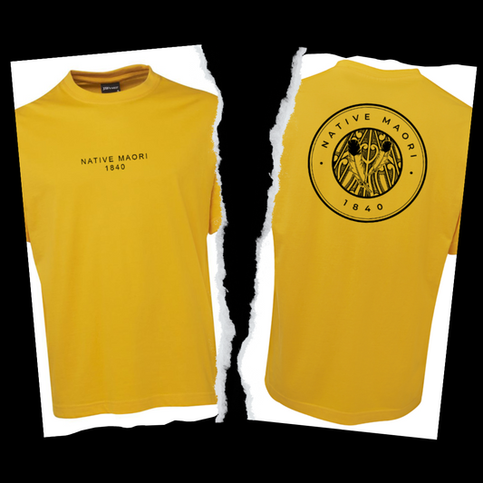 Native Māori Yellow Tee