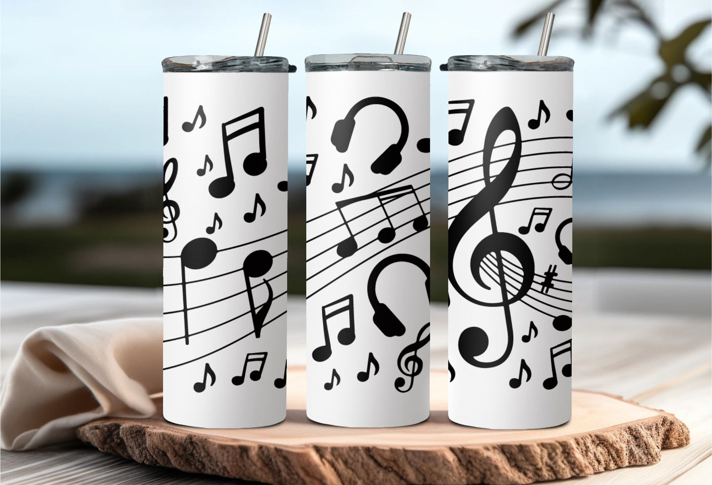 Music Notes Mug or Tumbler