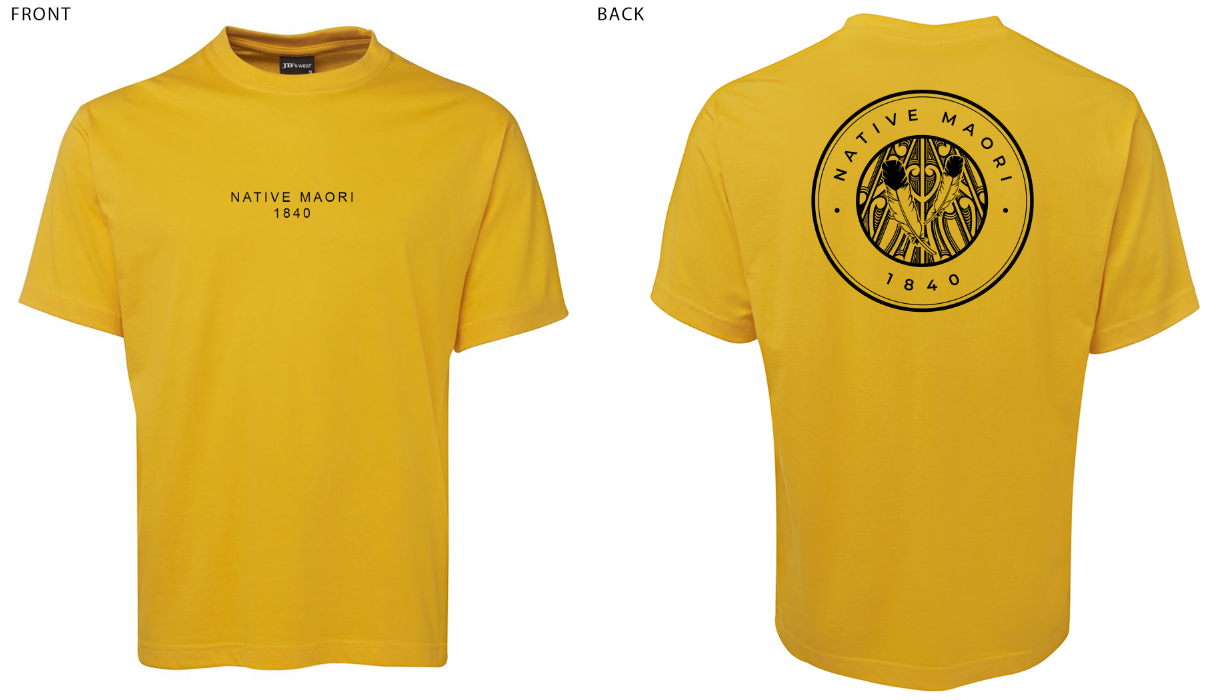 Native Māori Yellow Tee