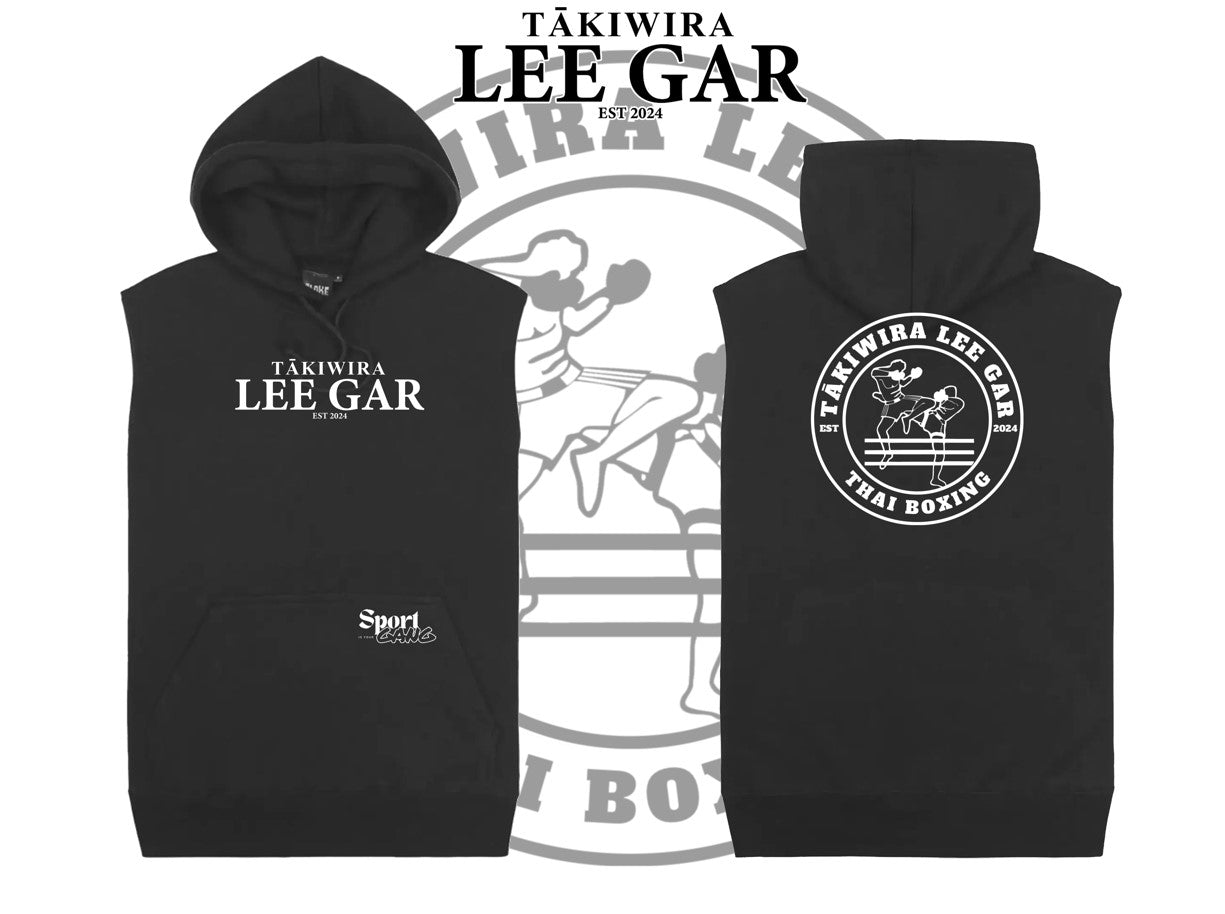 Tākiwira Lee Gar Sleeveless Hoodie